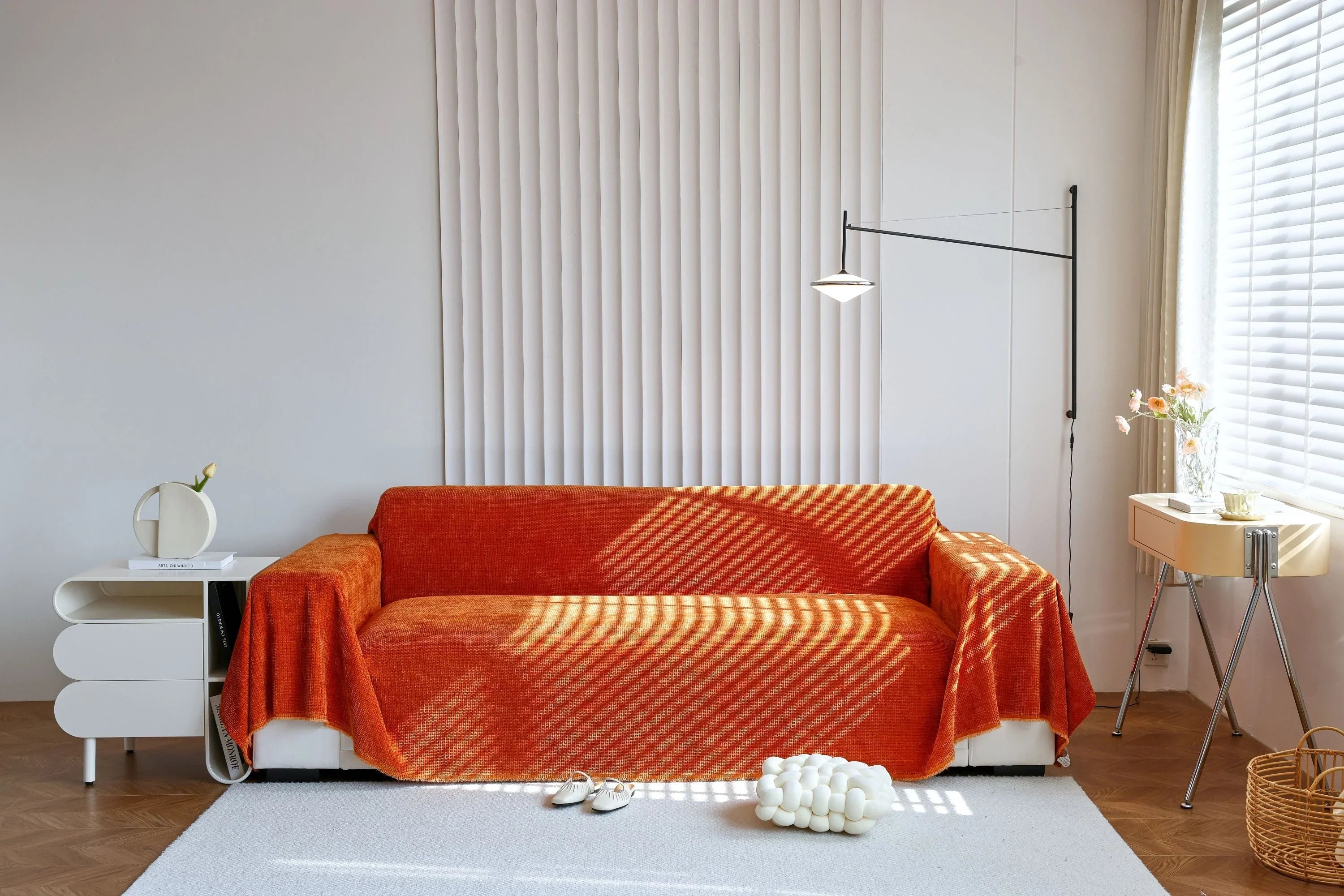 Sofa Throw - Coveri - Caramel - The sofa cover crafter