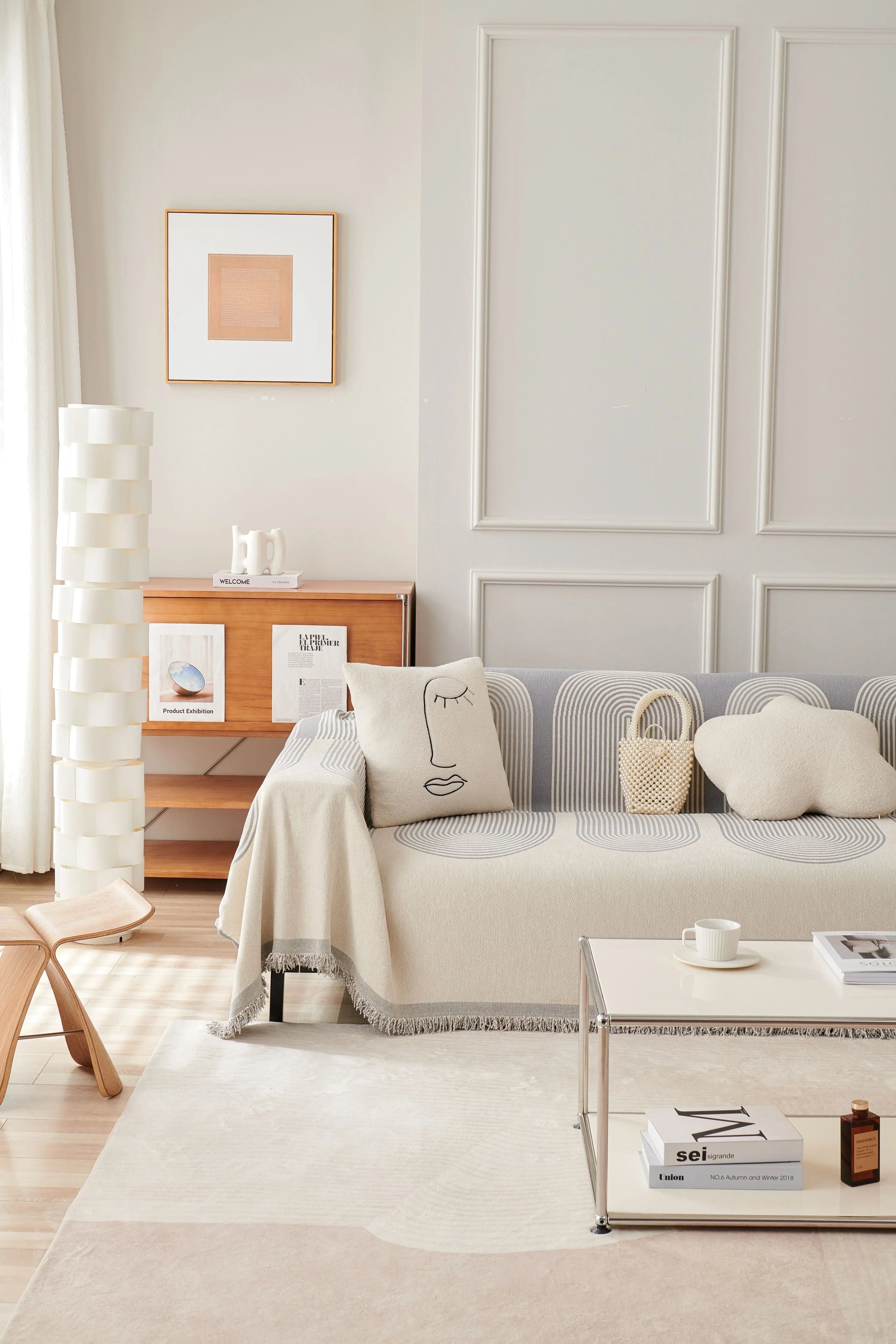 sofa throw scandi throw