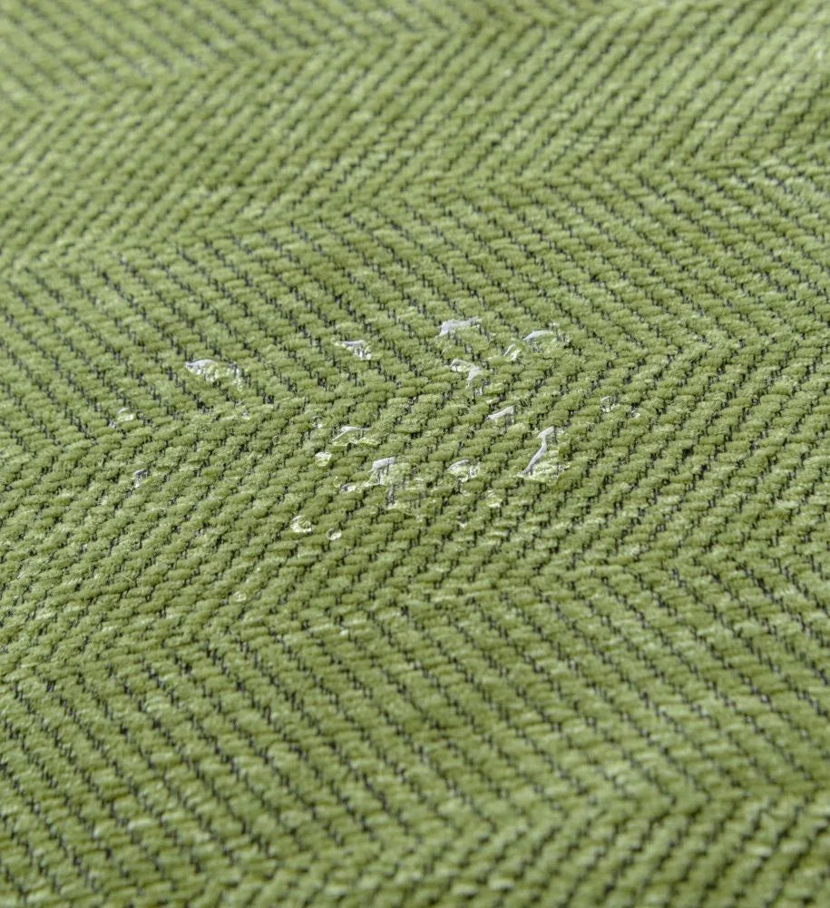 Sofa Throw - Herpome - Olive Green - The sofa cover crafter