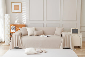 Sofa Throw - Mousoon - Milk Tea - The sofa cover crafter