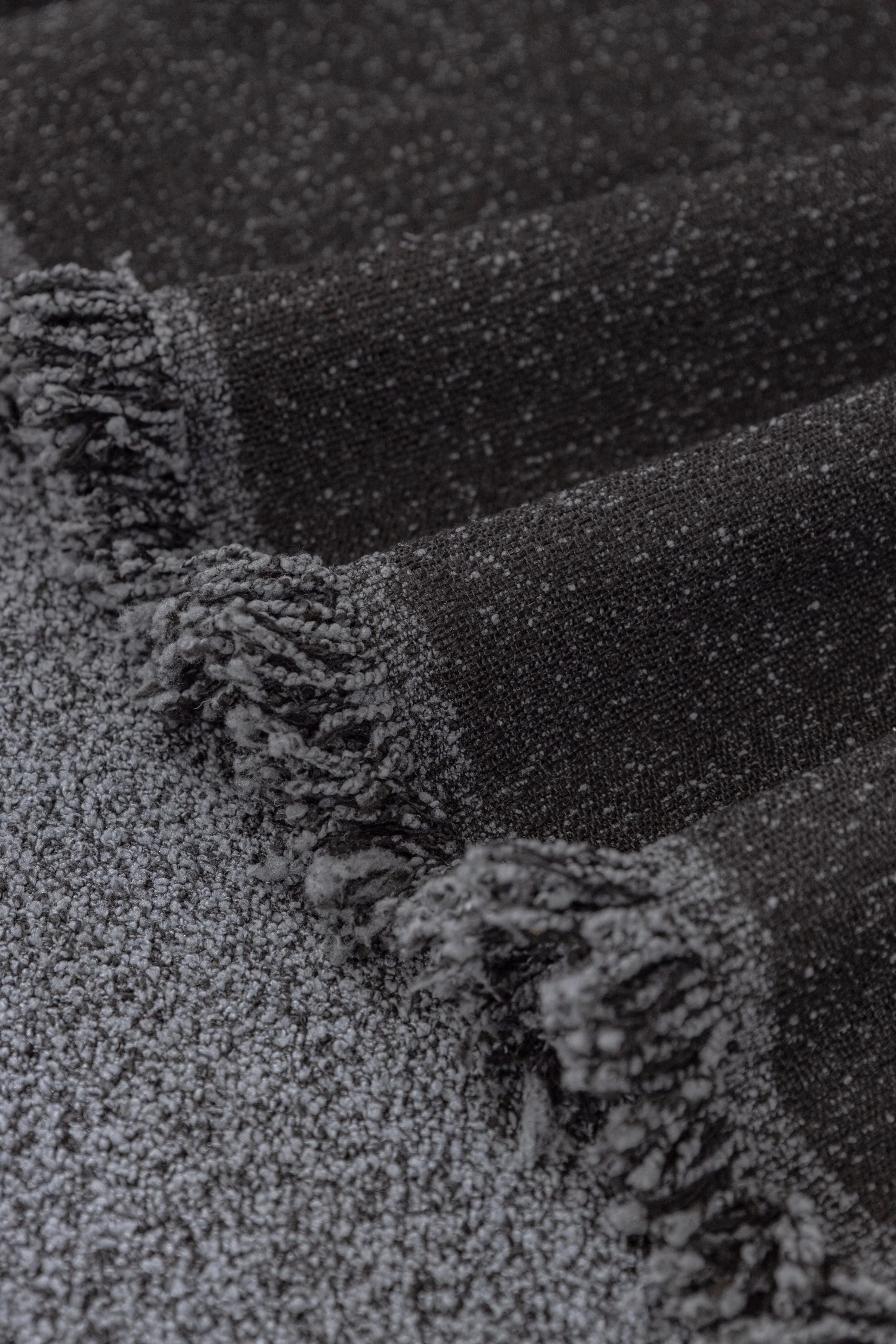 Sofa Throw - Pixlane - Dark Gray - The sofa cover crafter