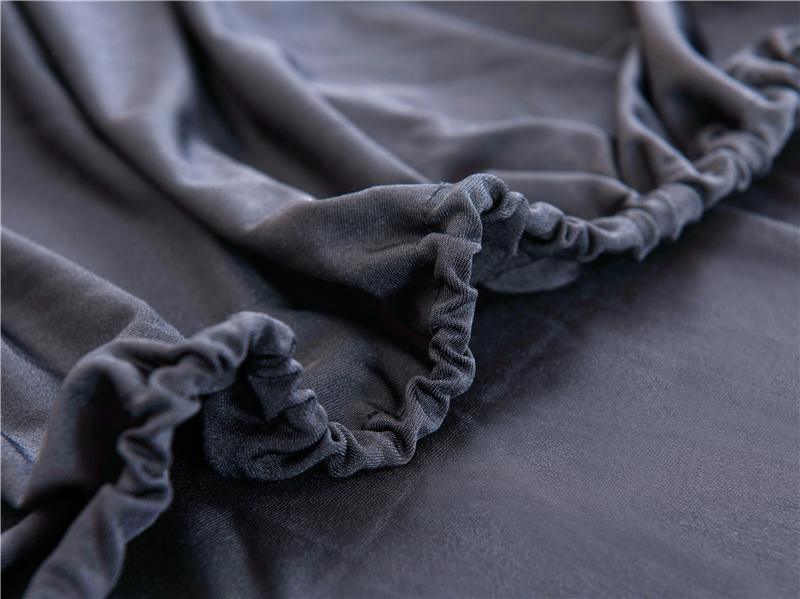 Corner Sofa Cover - Black - Adaptable & Expandable - The sofa cover crafter