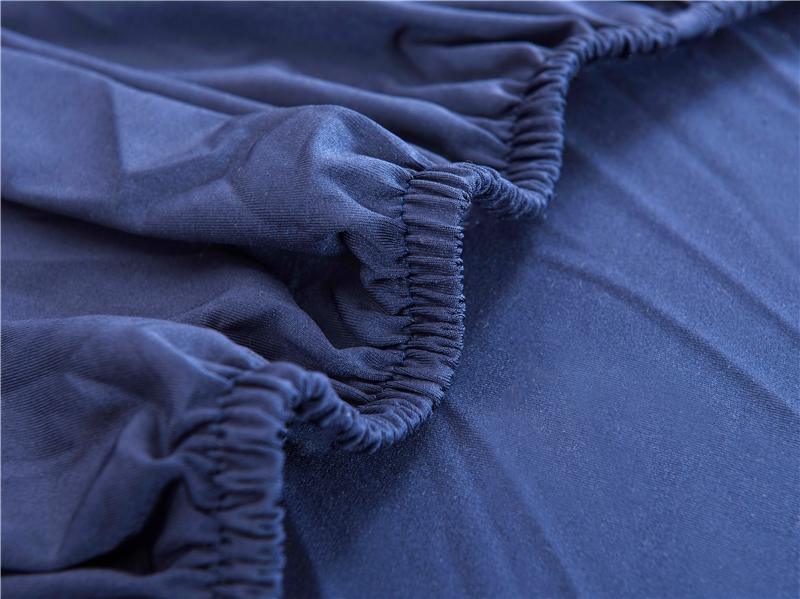 Corner Sofa Cover - Night Blue - Adaptable & Expandable - The sofa cover crafter