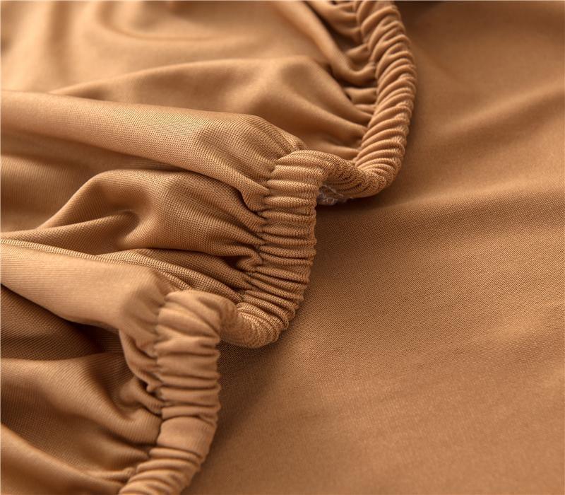 Corner Sofa Cover - Ocher - Adaptable & Expandable - The sofa cover crafter