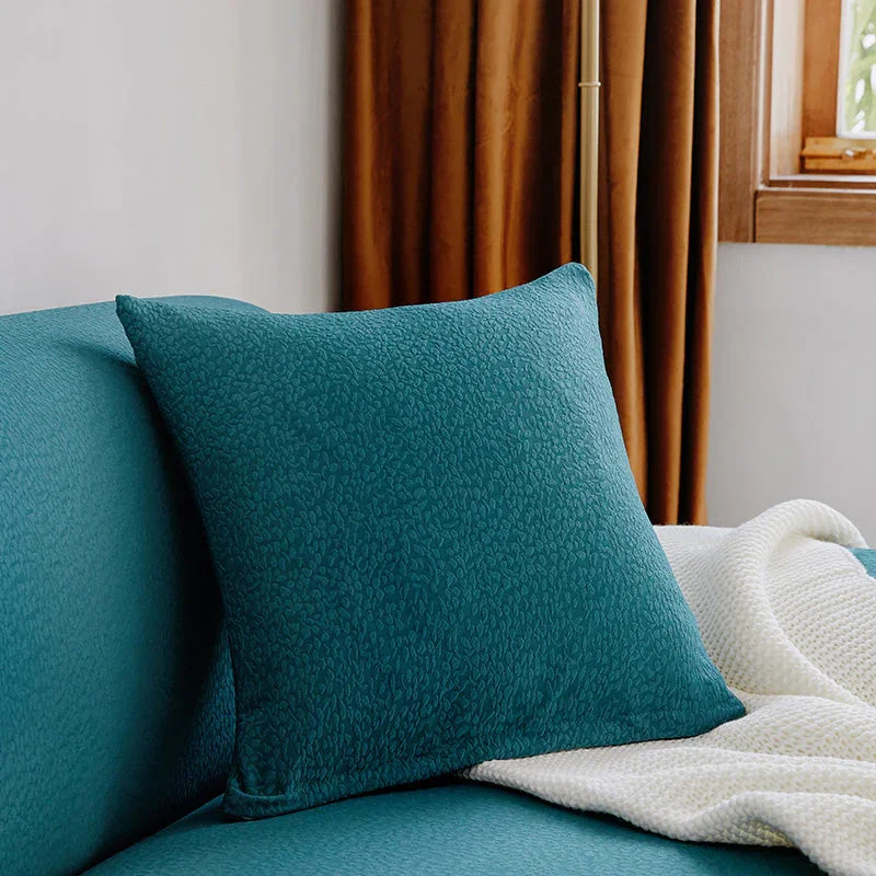 Pillow Cover - Bubble Gauze - Indigo - Waterproof - The sofa cover crafter