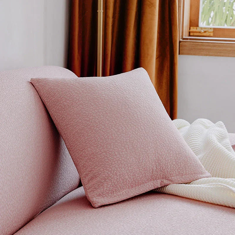 Pillow Cover - Bubble Gauze - Mist Pink - Waterproof - The sofa cover crafter