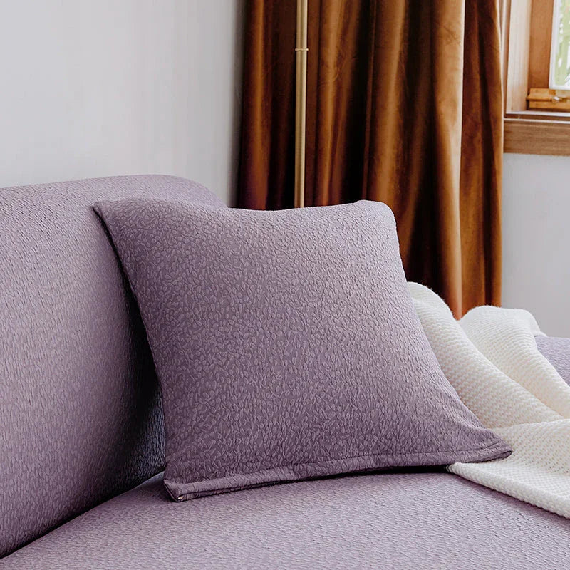Pillow Cover - Bubble Gauze - Taro Purple - Waterproof - The sofa cover crafter