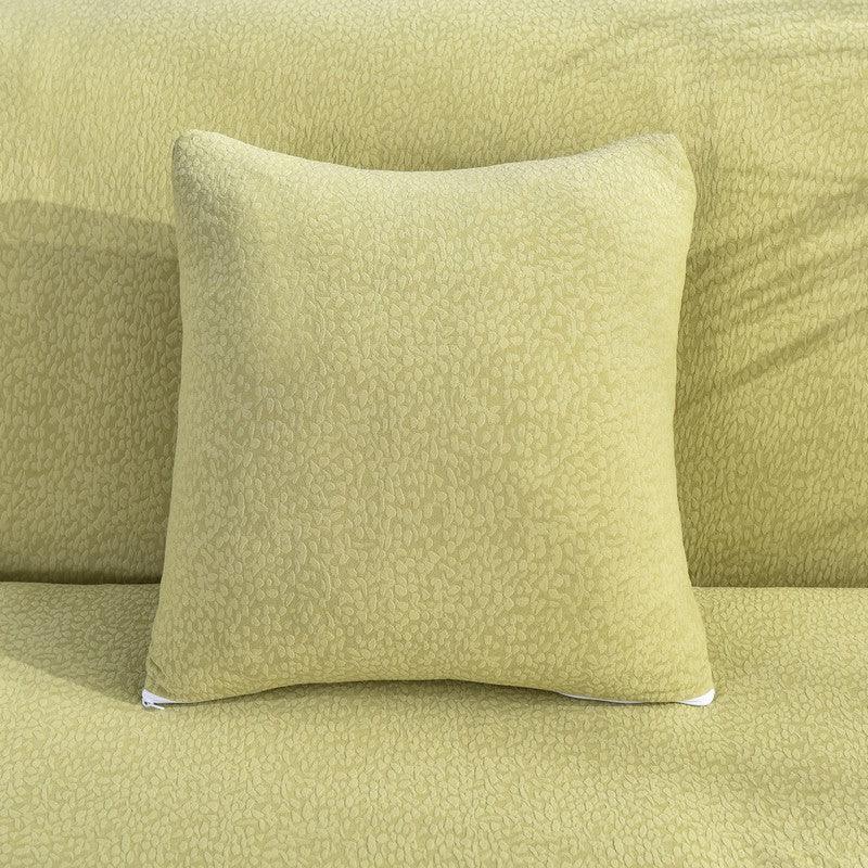 Pillow Cover - Bubble Gauze - Yellow-Green - Waterproof - The sofa cover crafter