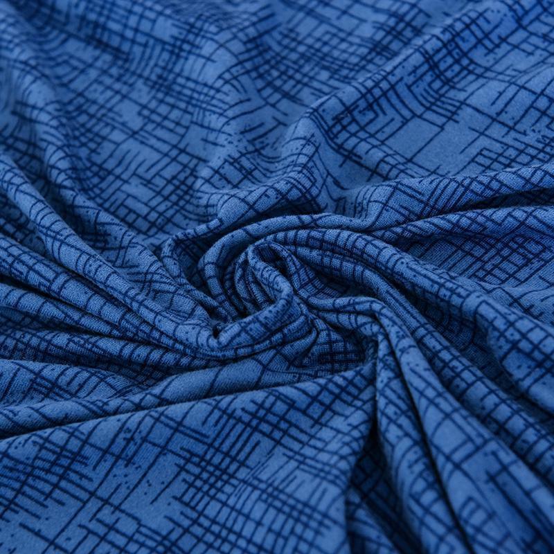 Pillow Cover - Cross pattern - Blue - The sofa cover crafter