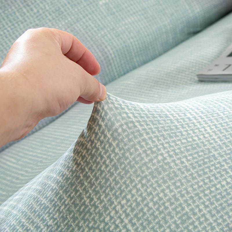 Pillow Cover - Cross pattern - Pastel Green - The sofa cover crafter