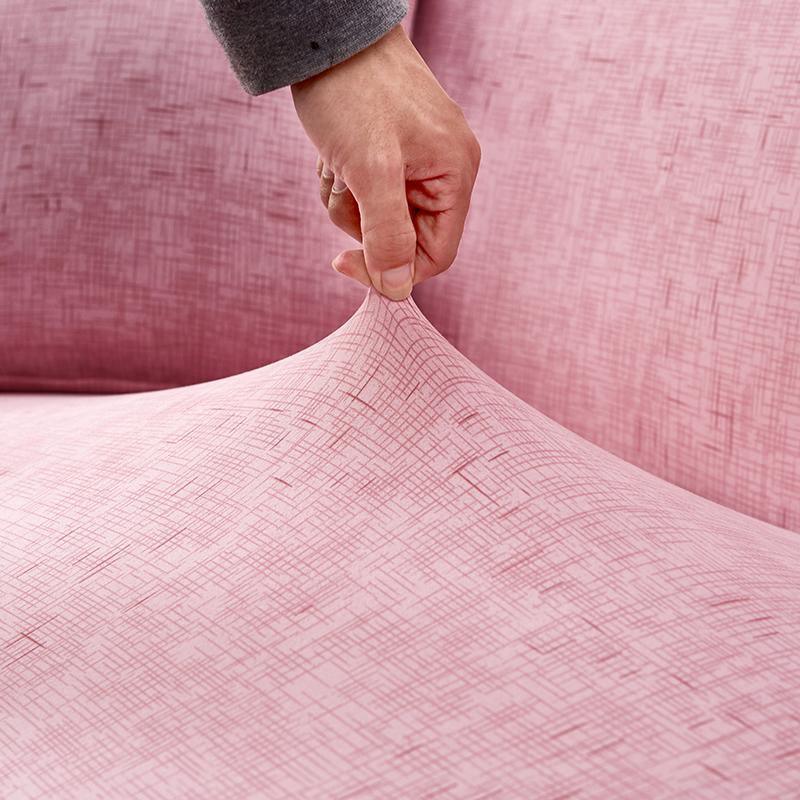 Pillow Cover - Cross pattern - Pink - The sofa cover crafter