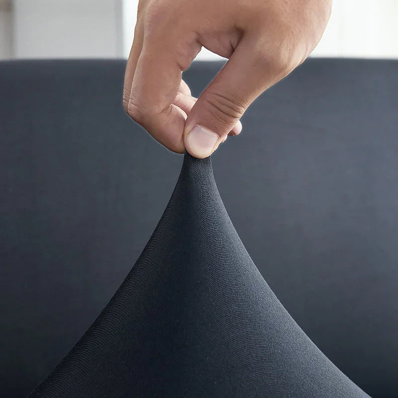 Sofa Bed Cover- Graphite Black - Adaptable & Expandable - The sofa cover crafter