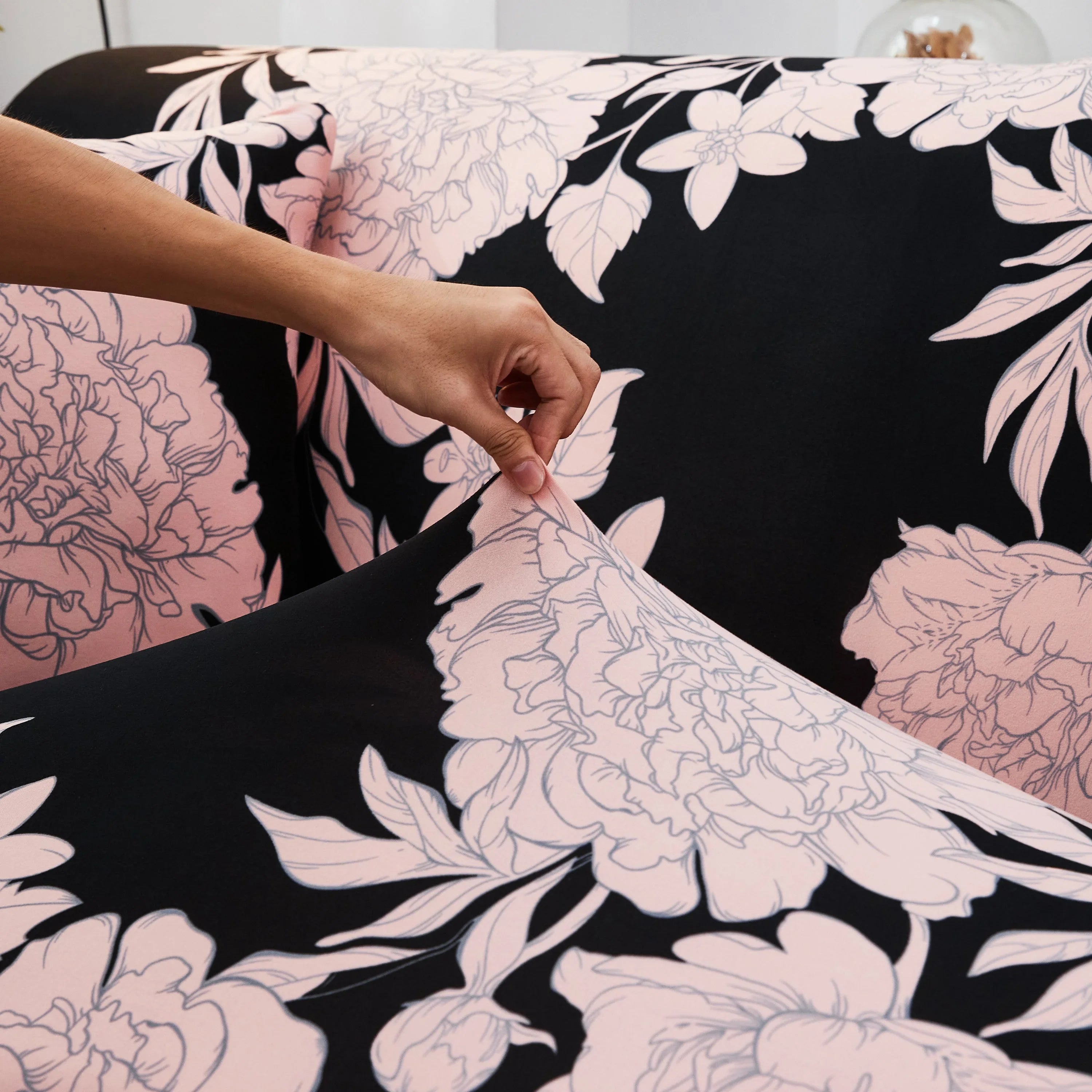 Sofa Cover - Azrose - Adaptable & Expandable - The sofa cover crafter