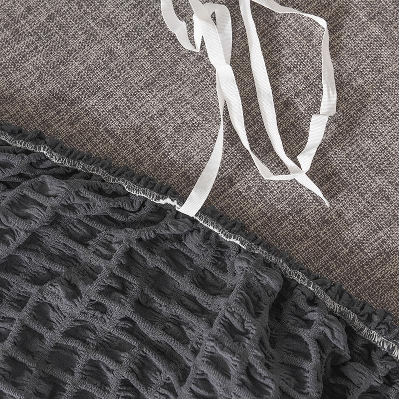 Sofa Cover - Bubble Fabric - Anthracite Grey - Adaptable & Expandable - The sofa cover crafter