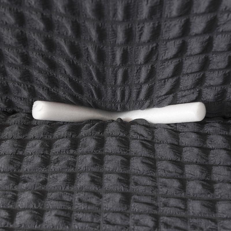 Sofa Cover - Bubble Fabric - Anthracite Grey - Adaptable & Expandable - The sofa cover crafter