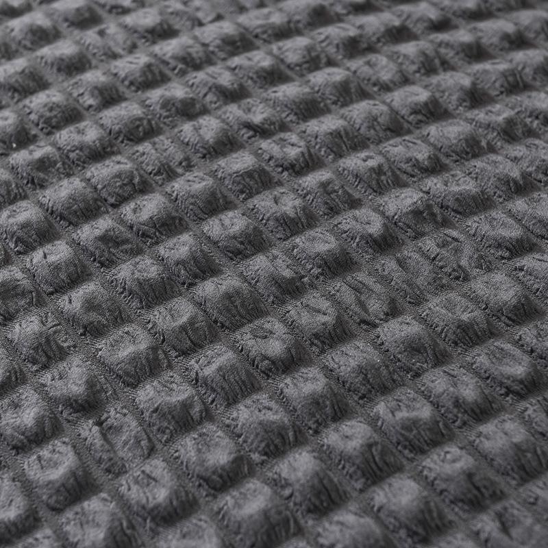 Sofa Cover - Bubble Fabric - Anthracite Grey - Adaptable & Expandable - The sofa cover crafter
