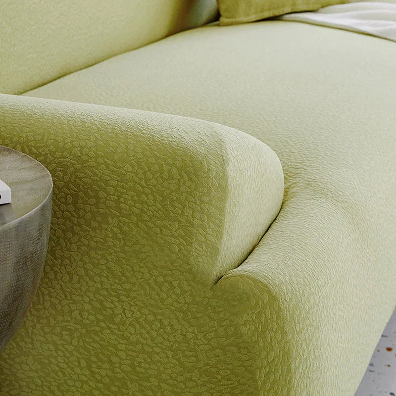 Sofa Cover - Bubble Gauze - Bean Green - Waterproof - The sofa cover crafter