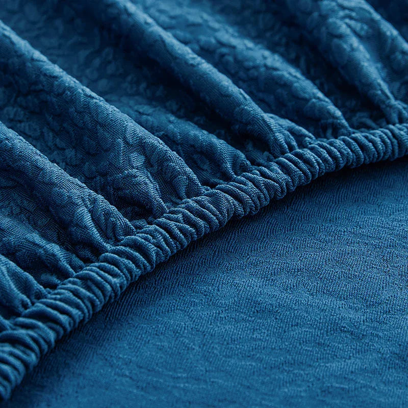 Sofa Cover - Bubble Gauze - Bright Blue - Waterproof - The sofa cover crafter