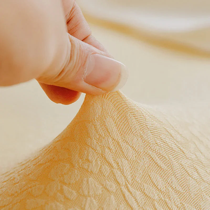 Sofa Cover - Bubble Gauze - Goose Yellow - Waterproof - The sofa cover crafter