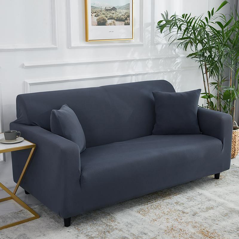 Sofa Cover - Clay Grey - Adaptable & Expandable - The sofa cover crafter