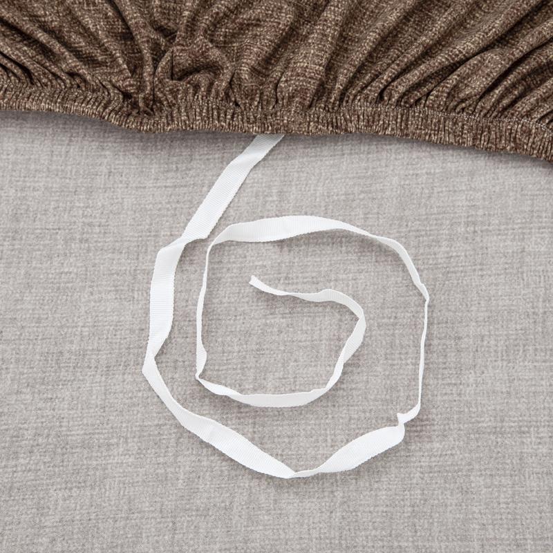 Sofa Cover - Cross pattern - Coffee - Adaptable & Expandable - The sofa cover crafter