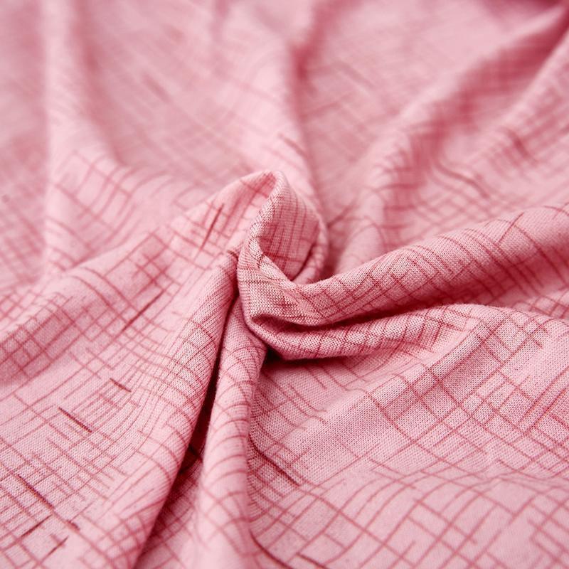 Sofa Cover - Cross pattern - Pink - Adaptable & Expandable - The sofa cover crafter