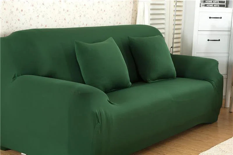 Sofa Cover - Green Malachite - Adaptable & Expandable - The sofa cover crafter