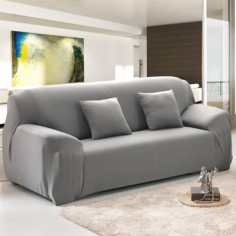 Sofa Cover - Mouse grey - Adaptable & Expandable - The sofa cover crafter