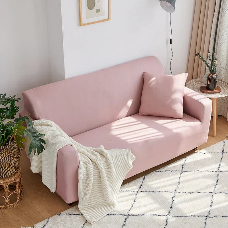Sofa Cover- Pink lemonade - Adaptable & Expandable - The sofa cover crafter