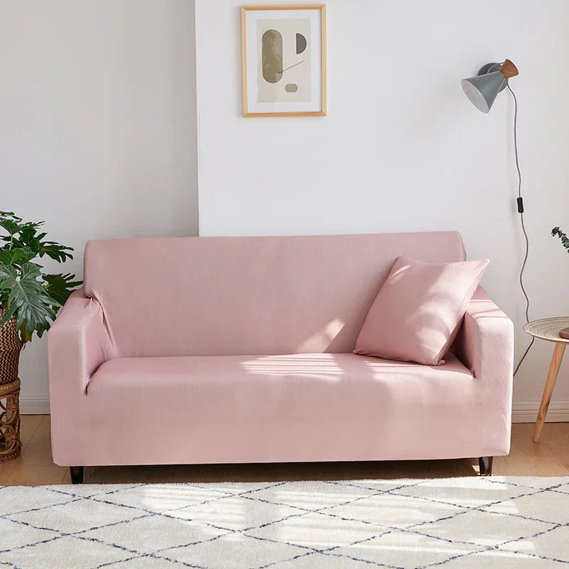 Sofa Cover- Pink lemonade - Adaptable & Expandable - The sofa cover crafter