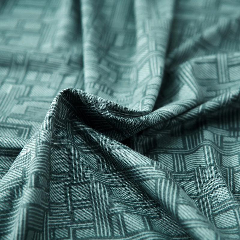 Sofa Cover - Rectangle Pattern - Pastel Green - Adaptable & Expandable - The sofa cover crafter