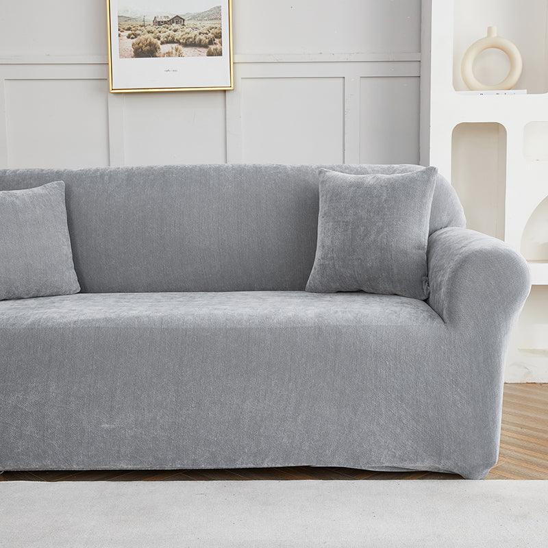 Sofa Cover - Snow Neil - Neutral Grey - Adaptable & Expandable - The sofa cover crafter