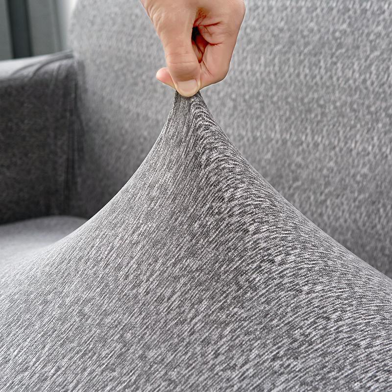 Sofa Cover - Spotted Pattern - Grey - Adaptable & Expandable - The sofa cover crafter