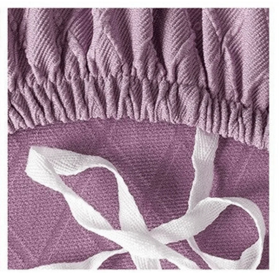 Sofa Cover - Wide Jacquard - Pale Purple - Adaptable & Expandable - The sofa cover crafter