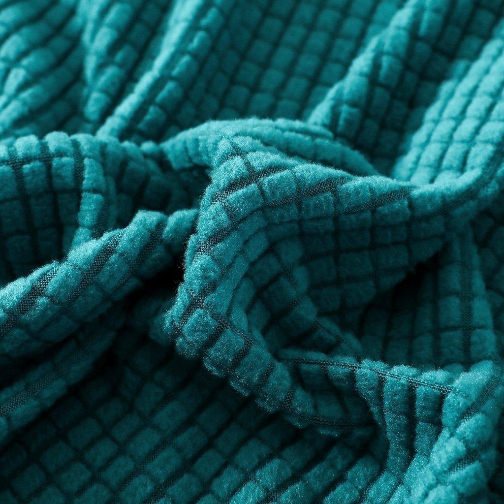 Sofa Cushion Cover - Narrow Jacquard - Bondi Blue - The sofa cover crafter