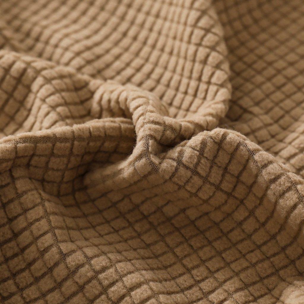 Sofa Cushion Cover - Narrow Jacquard - Chestnut Brown - The sofa cover crafter
