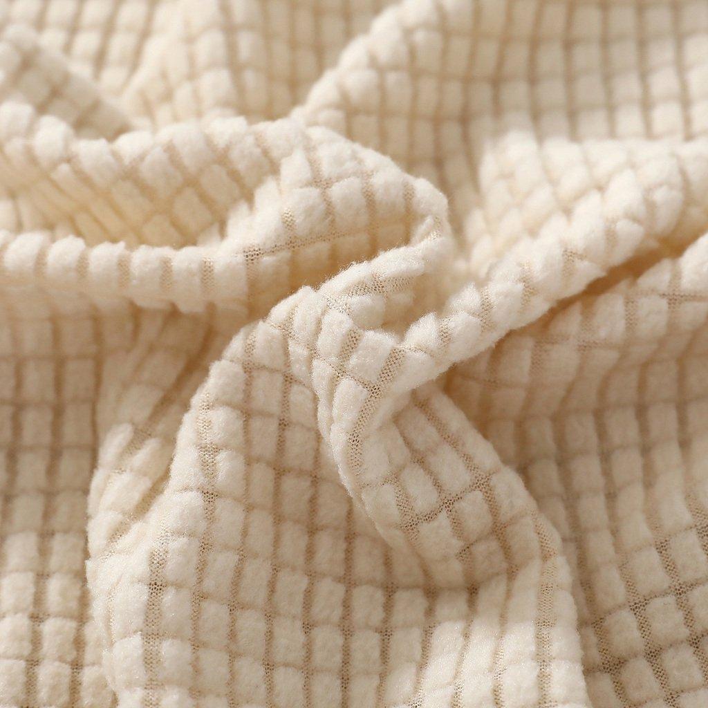 Sofa Cushion Cover - Narrow Jacquard - Cream - The sofa cover crafter