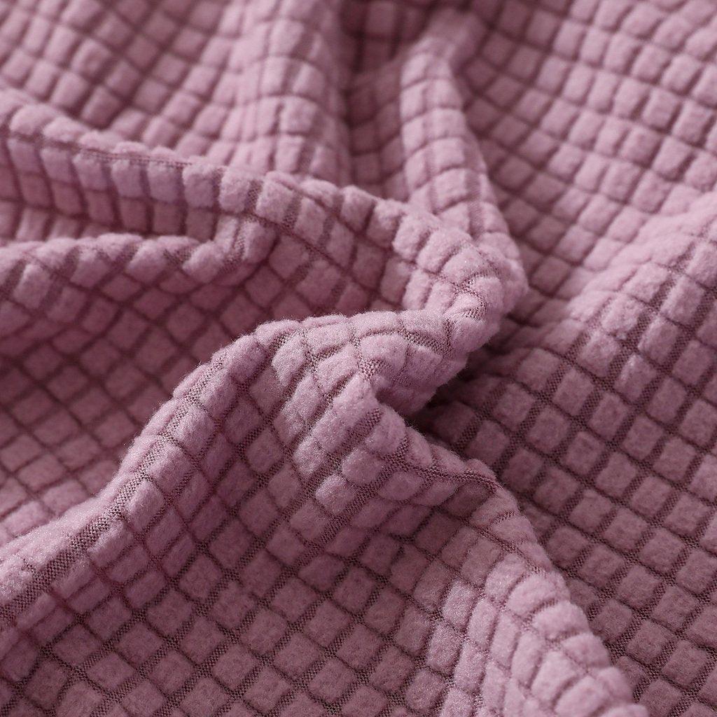 Sofa Cushion Cover - Narrow Jacquard - Pink - The sofa cover crafter
