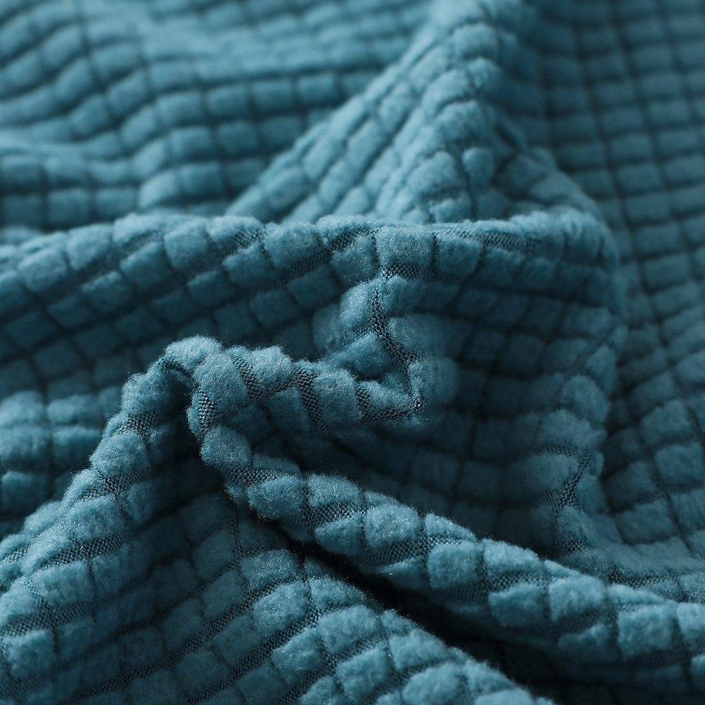 Sofa Cushion Cover - Narrow Jacquard - Sky Blue - The sofa cover crafter