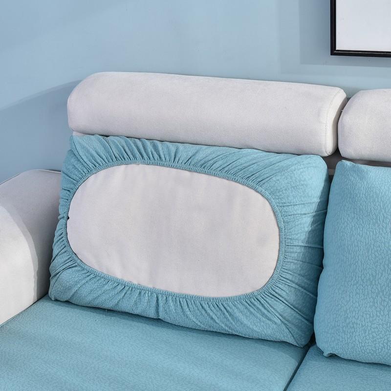 Sofa Cushion Cover Waterproof - Sky Blue - The sofa cover crafter